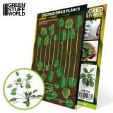 Colored Paper Plants - Monstera