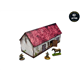 WW2 Normandy Stable w. Dovecote (28mm)