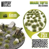 GSW Static Grass Tufts 6 mm - Dry Green