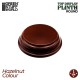 Round wood display bases 5x5 cm - Hazelnut