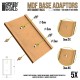 MDF Base adapter - Rectangular 50x100mm to 60x100mm