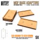 MDF Base adapter - Rectangular 50x100mm to 60x100mm