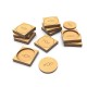 MDF Base adapter - Round 28.5mm to Square 30x30mm