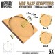 MDF Base adapter - Round 80mm to Square