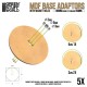 MDF Base adapter - Round 80mm to Square