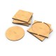 MDF Base adapter - Round 80mm to Square