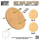 MDF Base adapter - Round 100mm to Square