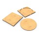 MDF Base adapter - Round 100mm to Square