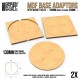 MDF Base adapter - Round 130mm to Square