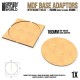 MDF Base adapter - Round 160mm to Square