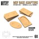 MDF Base adapter - Oval 90x52mm to Rectangular 100x60mm