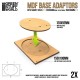 MDF Base adapter - Oval 120x92mm to Rectangular 150x100mm