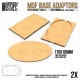 MDF Base adapter - Oval 170x105mm to Rectangular