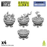 3D printed set - Braziers