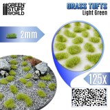 GSW Static Grass Tufts 2 mm - Light Green