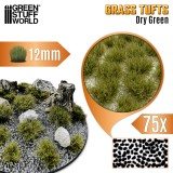 GSW Static Grass Tufts 12 mm - Dry Green