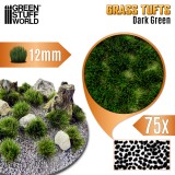 GSW Static Grass Tufts 12 mm - Dark Green