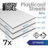 Styrene sheets - Variety pack x7