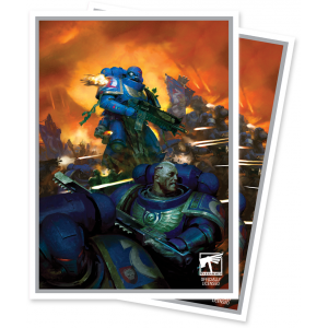 Ultra-Pro: Warhammer 40,000 - Apex Deck Protector Sleeves - Space Marines - Adeptus Astartes (105 szt)