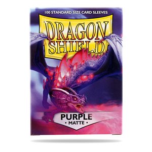 Dragon Shield Standard Sleeves - Matte Purple (100 Sleeves)