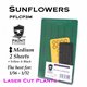 Paint Forge Laser Cut Plants SUNFLOWER 3M (2)