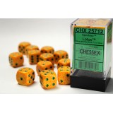 Chessex Speckled 16mm d6 with pips Dice Blocks (12 Dice) - Lotus