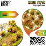 Shrub Tufts 6mm self-adhesive - Orange