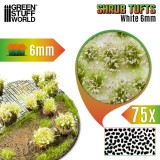 Shrub Tufts 6mm self-adhesive - White