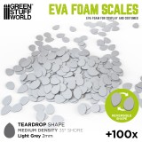 EVA foam scales - Teardrop