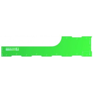 AoS 9 inch Range Ruler - Green