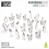 Clear Resin Crystals - Large