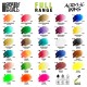 Acrylic Inks Set - Transparent Shades (x4)