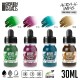 Acrylic Inks Set - Transparent Shades (x4)