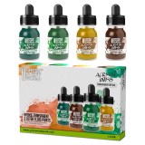 Acrylic Inks Set - Transparent Nature (x4)