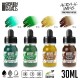 Acrylic Inks Set - Transparent Nature (x4)