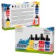 Acrylic Inks Set - Basic Transparent (x4)