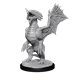 Nolzur's Marvelous Miniatures - Bronze Dragon Wyrmling & Pile of Sea found Treasure