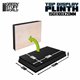 Rectangular Top Display Plinth 15x10 cm Black