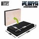 Rectangular Top Display Plinth 22x15 cm Black