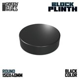 Round Plinth 15 cm - Black