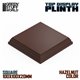 Square Wood display bases 10x10 cm - Hazelnut Brown