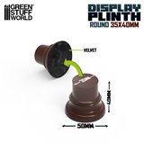 Round Display Plinth 3.5 cm - Hazelnut Brown