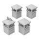 Park Trash Cans - Square