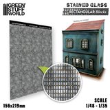Rectangular Blocks Stained Glass