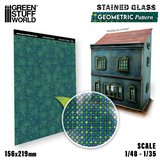 Geometric Pattern Stained Glass