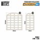 Industrial Arched Miniature Windows - Small (type 2)