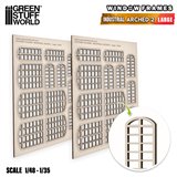 Industrial Arched Miniature Windows - Large (type 2)