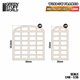 Industrial Arched Miniature Windows - Large (type 2)