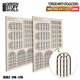 Industrial Arched Miniature Windows - Large