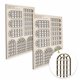 Industrial Arched Miniature Windows - Large